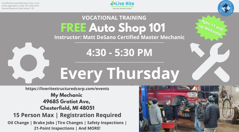 Auto Shop 101: March 19th