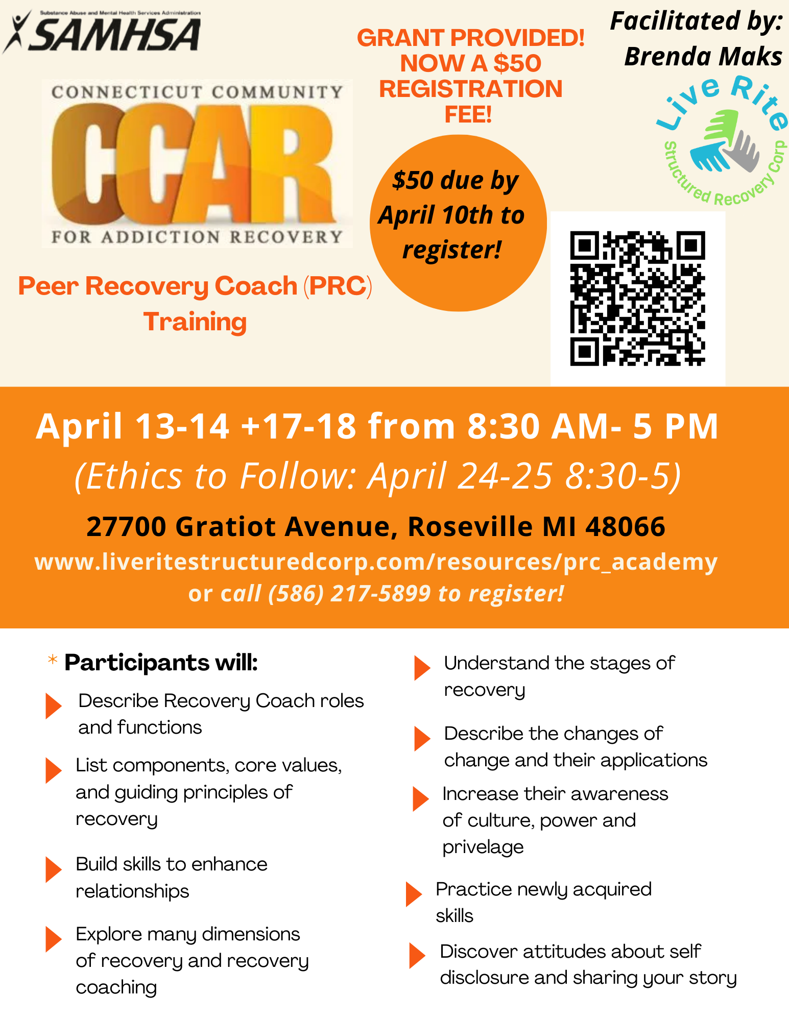 Peer Recovery Coaching Academy Course